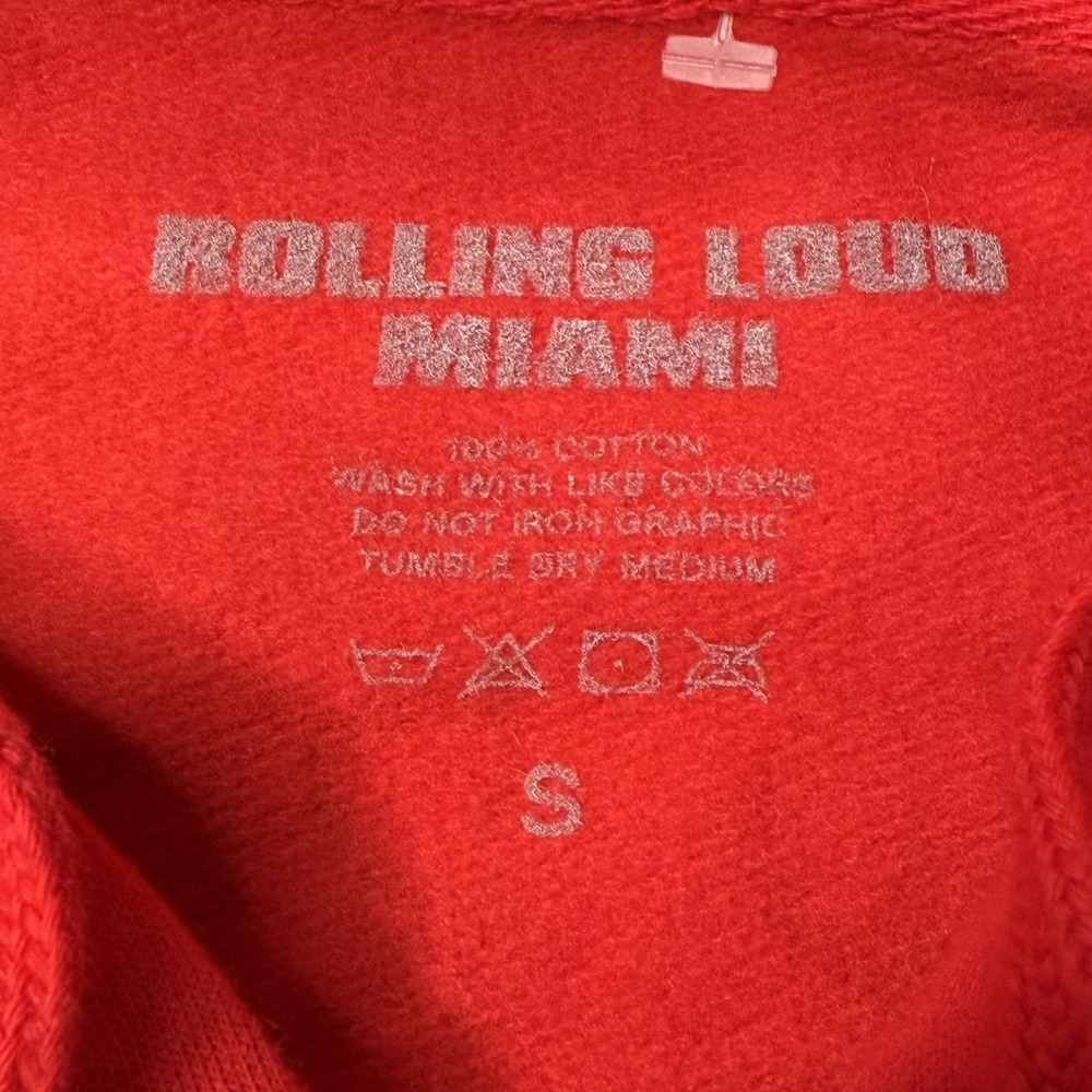 Rolling Loud Miami Hoodie Mens Small Moshpit Travis Scott ASAP Rocky Post Malone - Picture 8 of 8